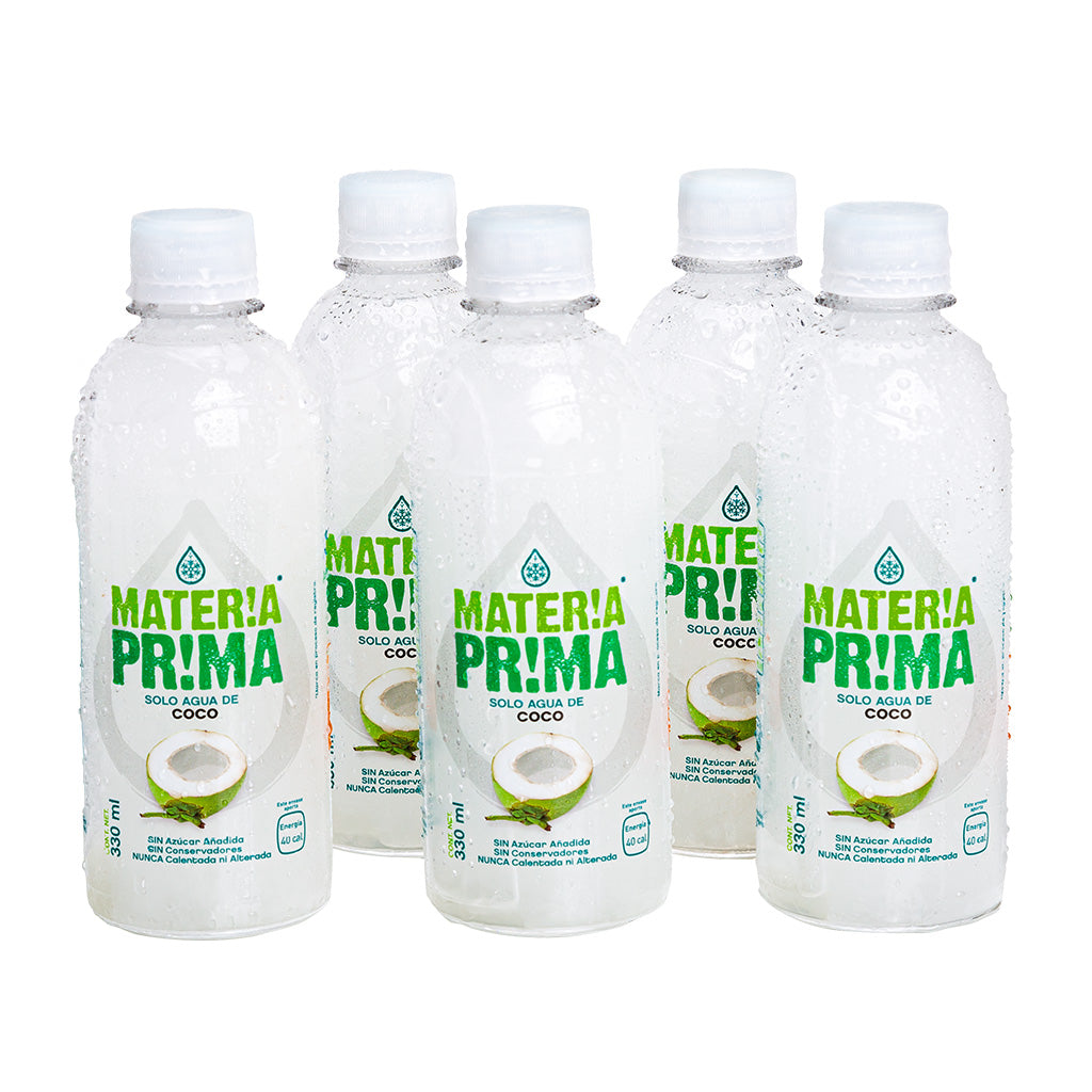 5-pack de agua de coco 330 ml